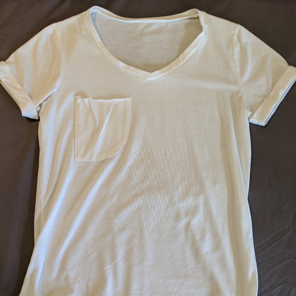 White Pocket Tee